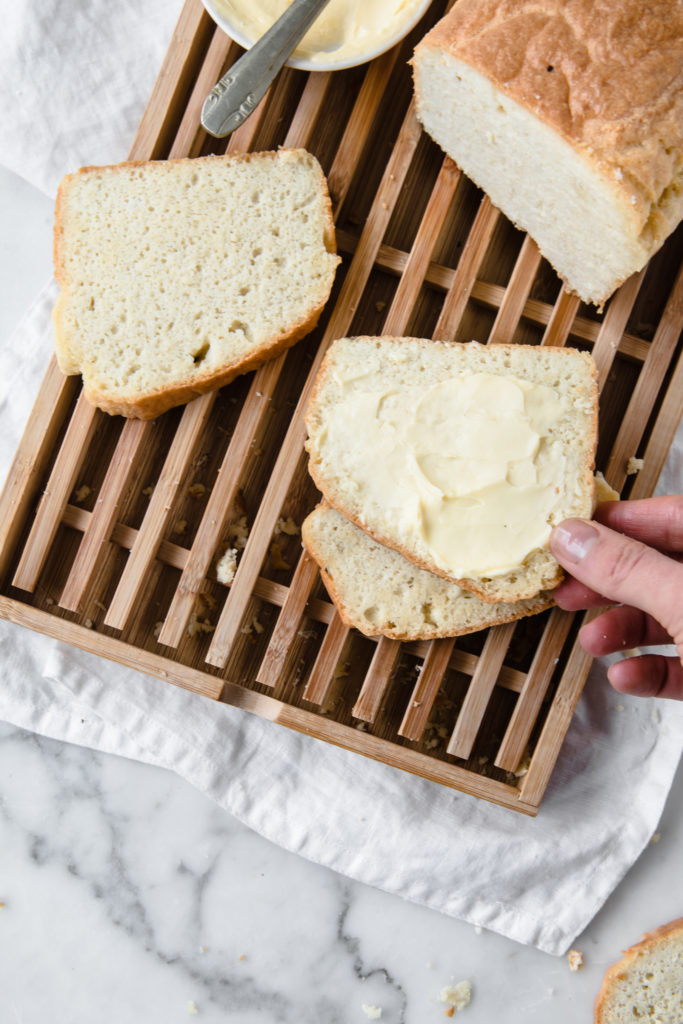nut free keto bread with butter